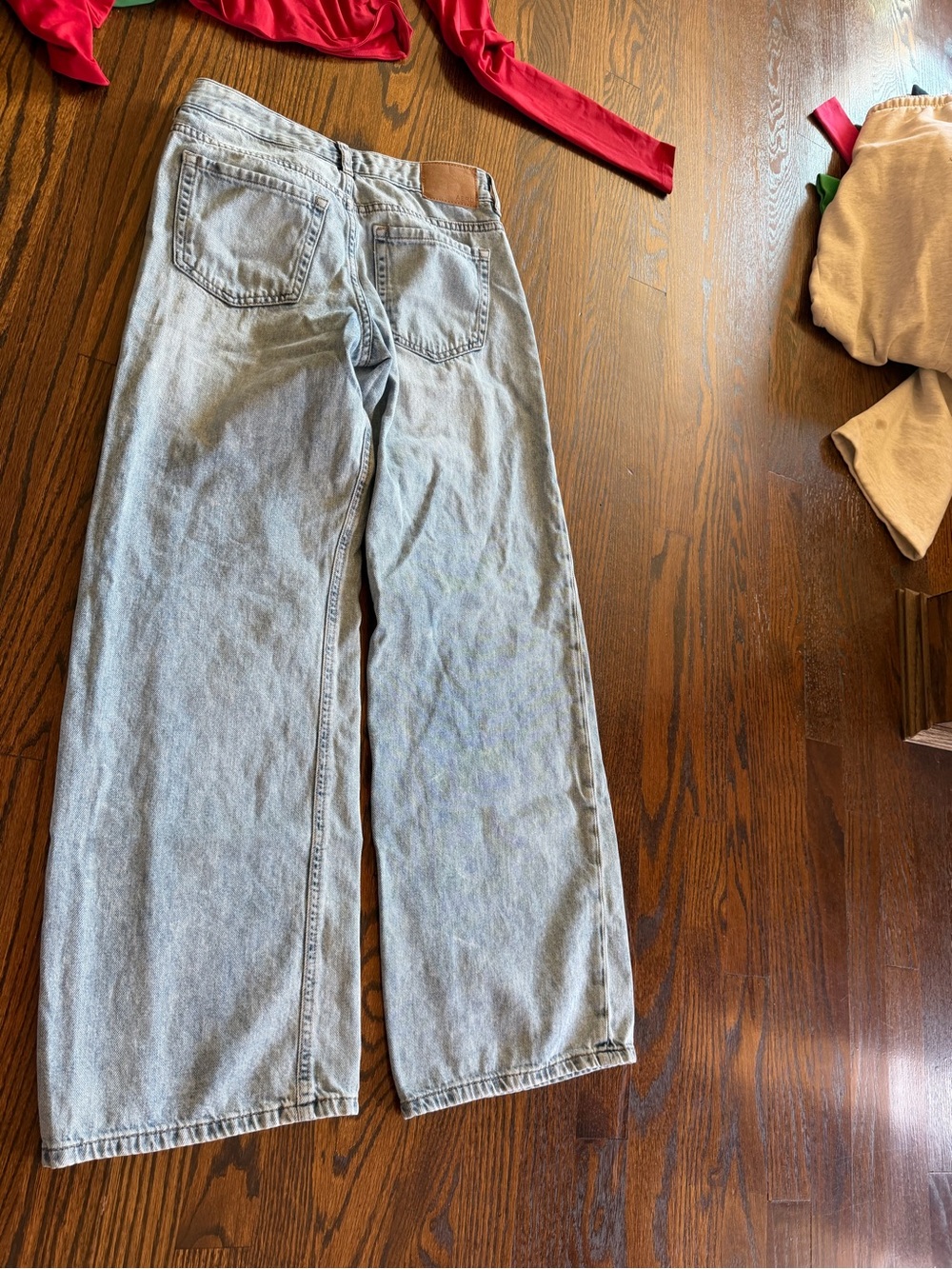 Aeropostale Light Blue Relaxed Straight-Leg Jeans - Picture 4 of 4
